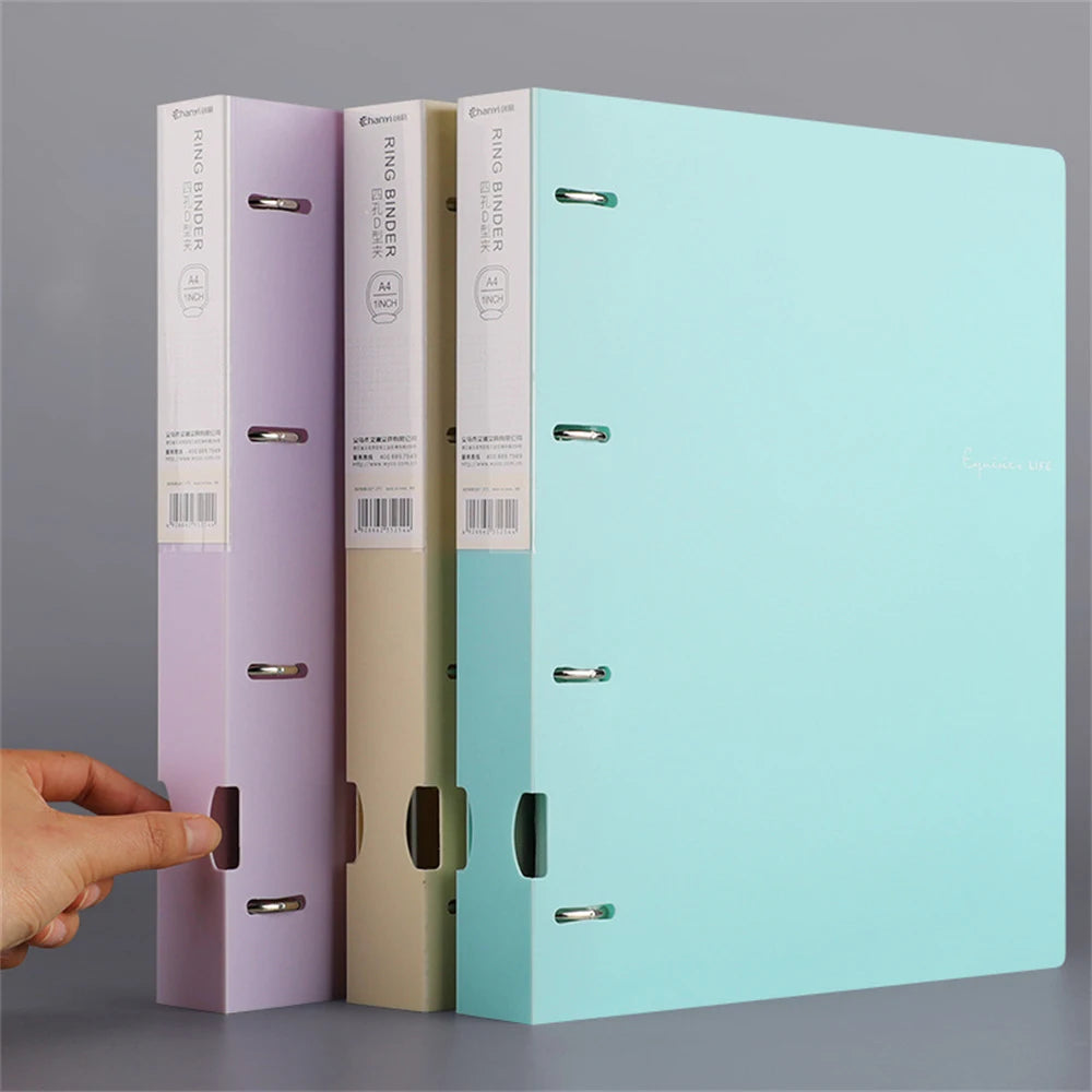 A4 Binder Folder File Folders Office Document Organizer File Binder 240 Sheets Capacity Desk Organizer Office Students Supplies