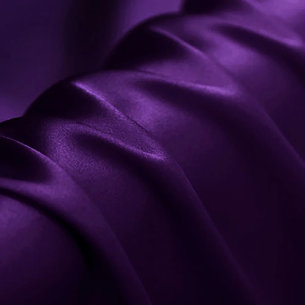 CISULI Pure Silk Stretch Satin Fabric,16momme,Width 140cm,Silk Lycra,Shirt and Dress Cloth Material