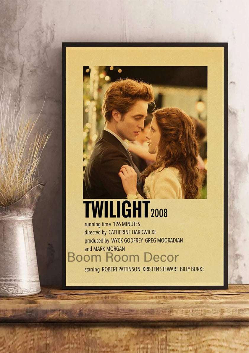 Film TV Movie Twilight Vintage Posters Wall Bedroom Painting Nostalgia Decor Aesthetic Cartoon Art Gift Print Art Wall Paintings