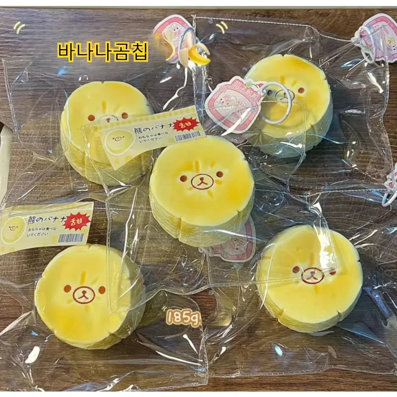 Super Soft Delicate Banana Durian Cantaloupe Bear Slow Rising