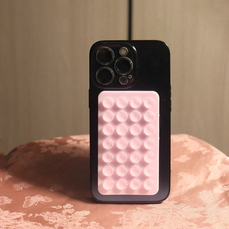 Silicone Suction Cup Phone Case Mount - Double-Sided Hands-Free