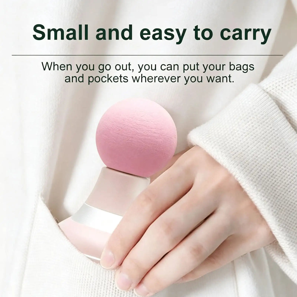 Pink Mini Deep Tissue Massage Gun