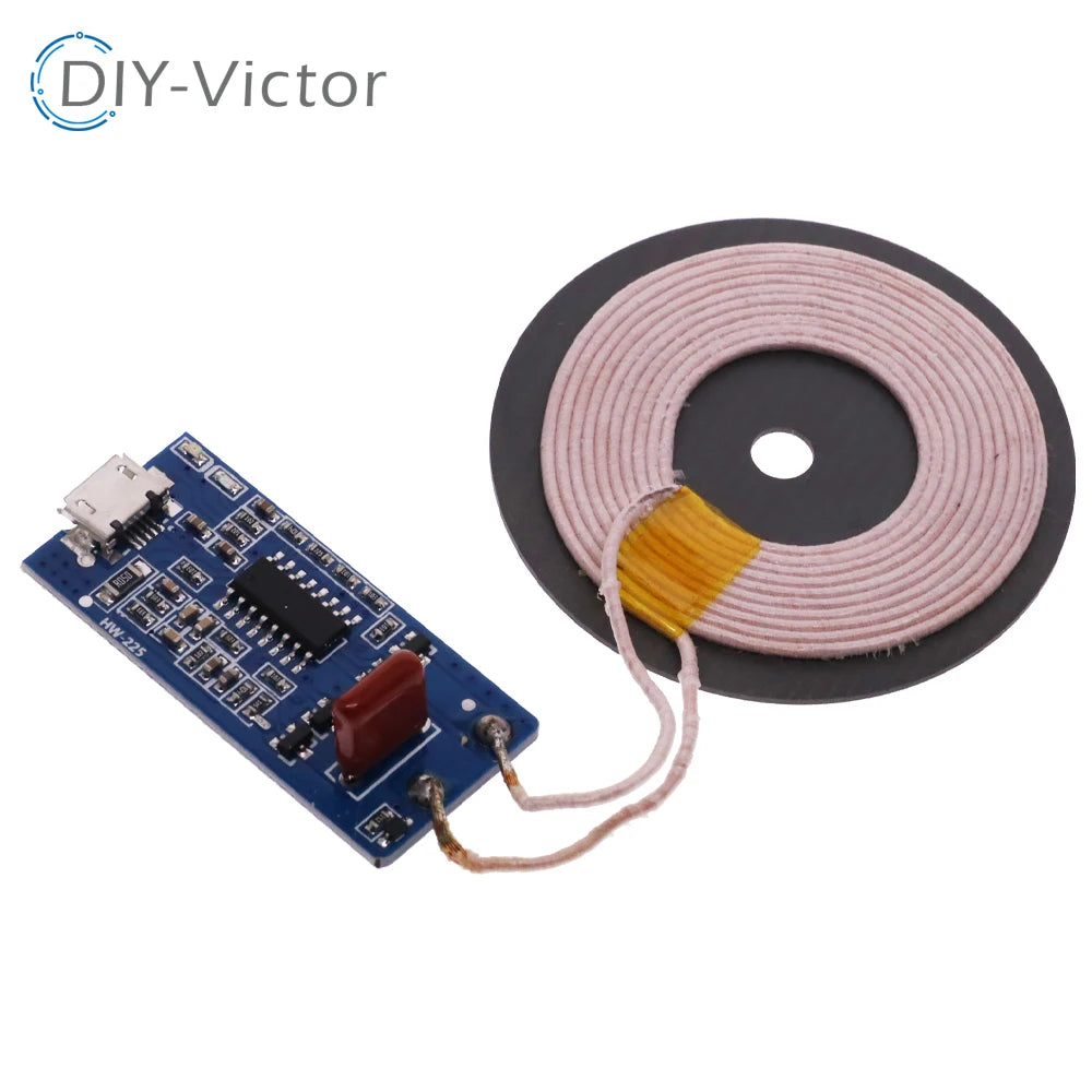 5V 1A wireless power supply/charging 5W wireless charger transmitter universal quick charge DIY Micro USB