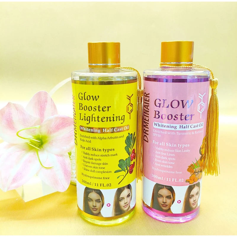 300ml Alpha Arbutin And Kojic Acid Brighten Serum Face & Body Moisturizer Nourishing Brighten Body Oil Body Face Skin Care