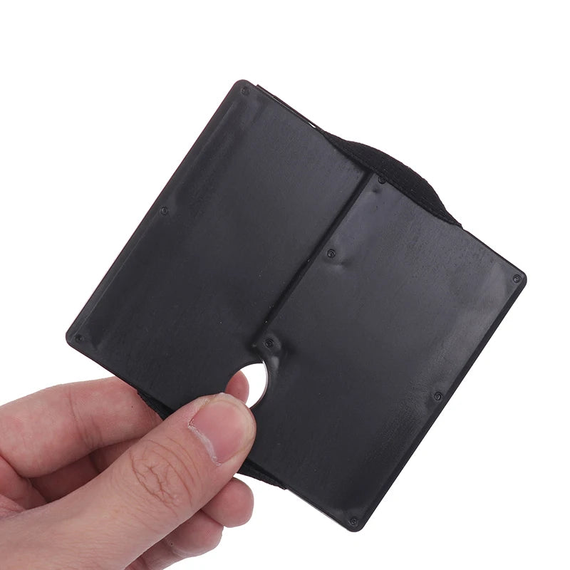 RFID Minimalist Wallet Men Women Slim Credit Card Holder With Money Clip Anti Theft Design For Commuting BusinessGood Quality