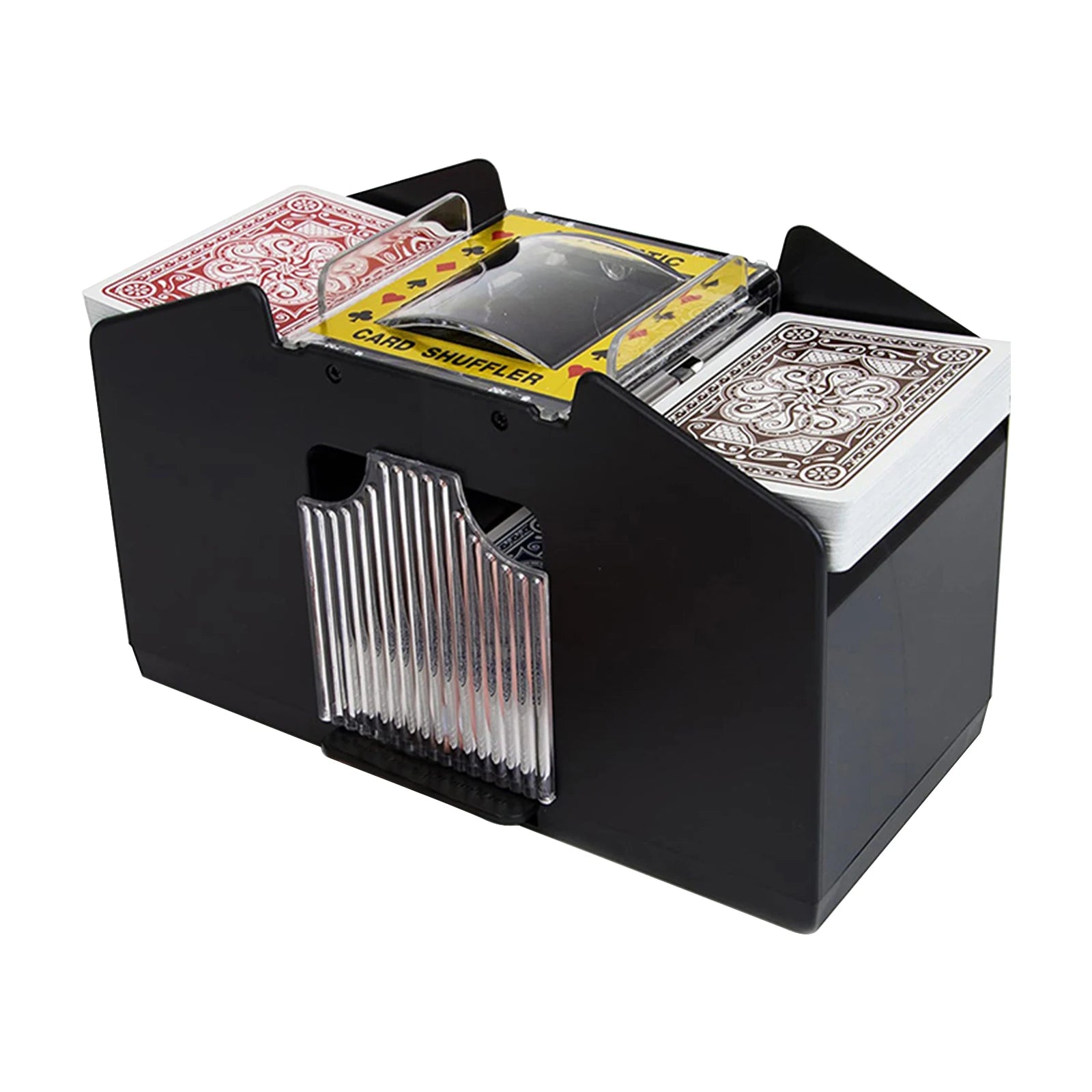 Automatic Playing Card Shuffler Mixer Games Poker Sorter Machine Dispenser for Travel Home Festivals Xmas Party Battery Operate