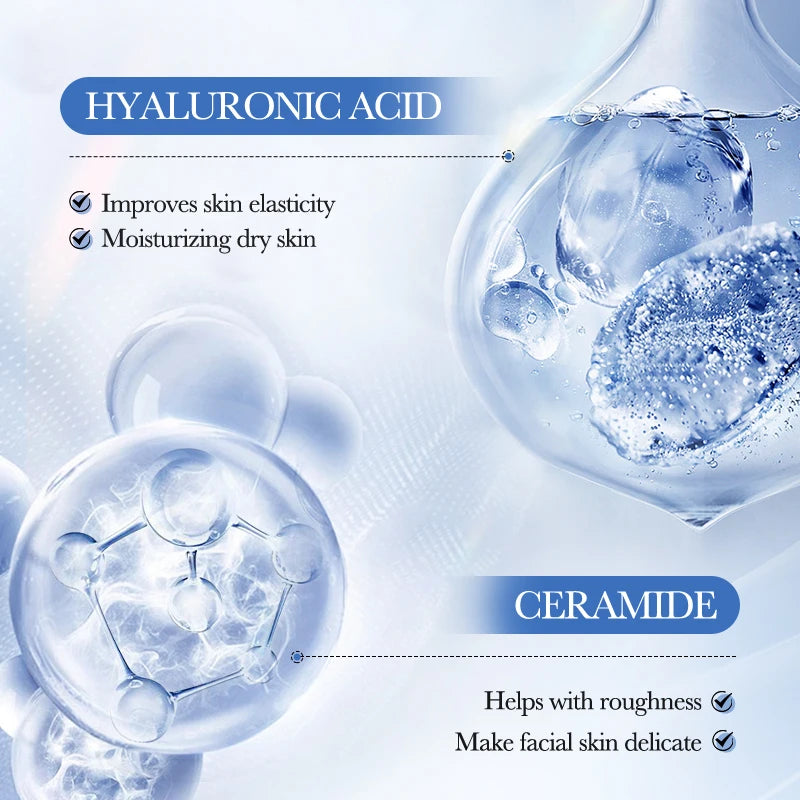 BIOAQUA Ceramide Hyaluronic Acid Serum for Face Moisturizing Anti Wrinkles Anti-aging Whitening Facial Essence Skin Care