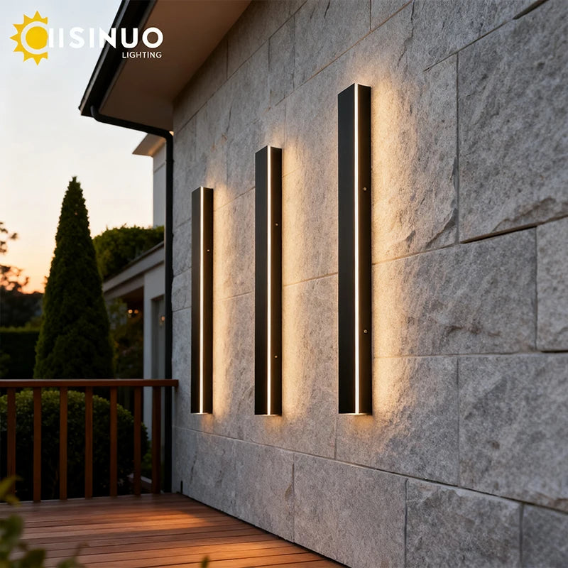 Waterproof Outdoor Wall Lamp LED Long Linear Lighting IP65