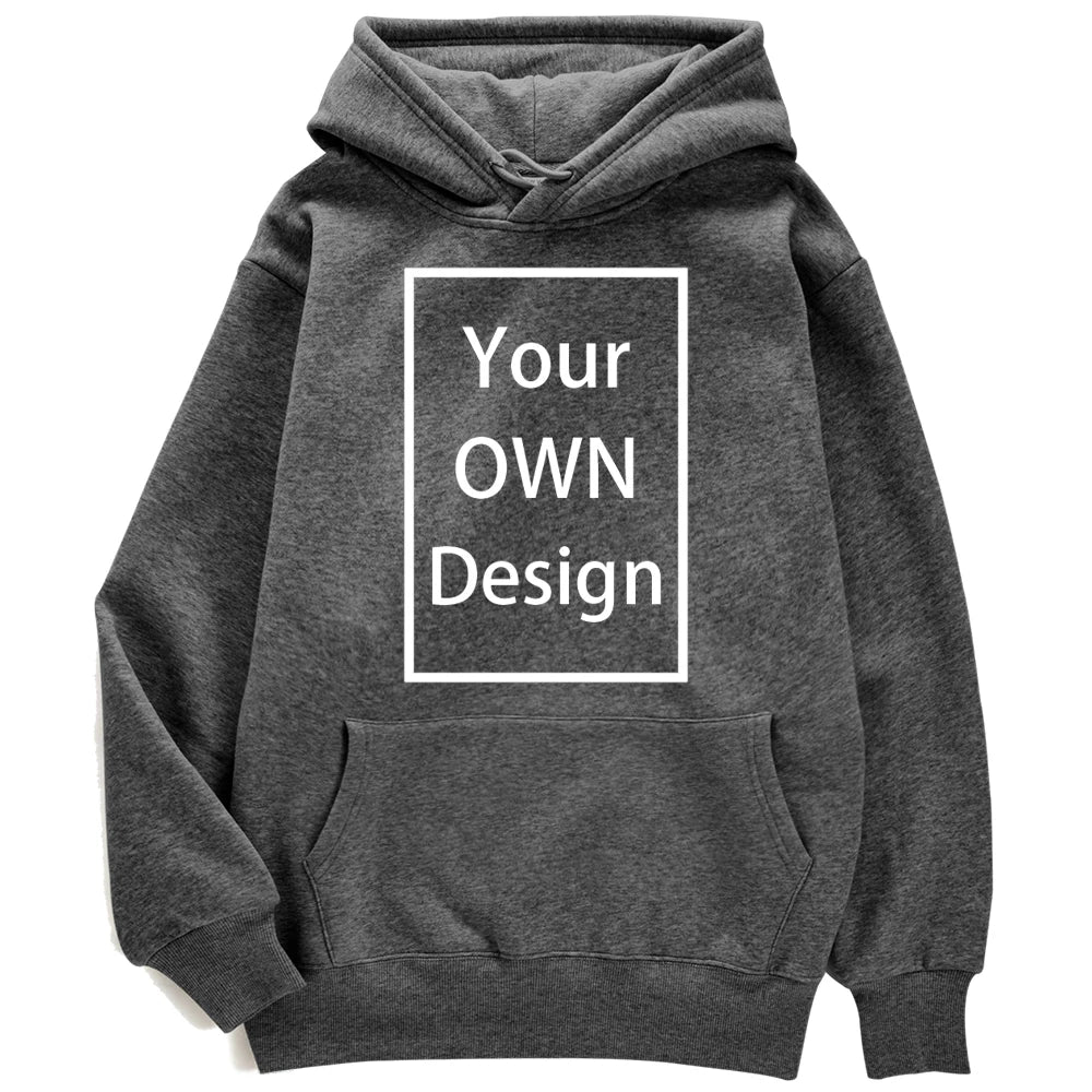 Your OWN Design Brand Logo/Picture Custom Men Women DIY Hoodies Sweatshirt Casual Hoody Clothing 14 Color Loose Fashion New 2023