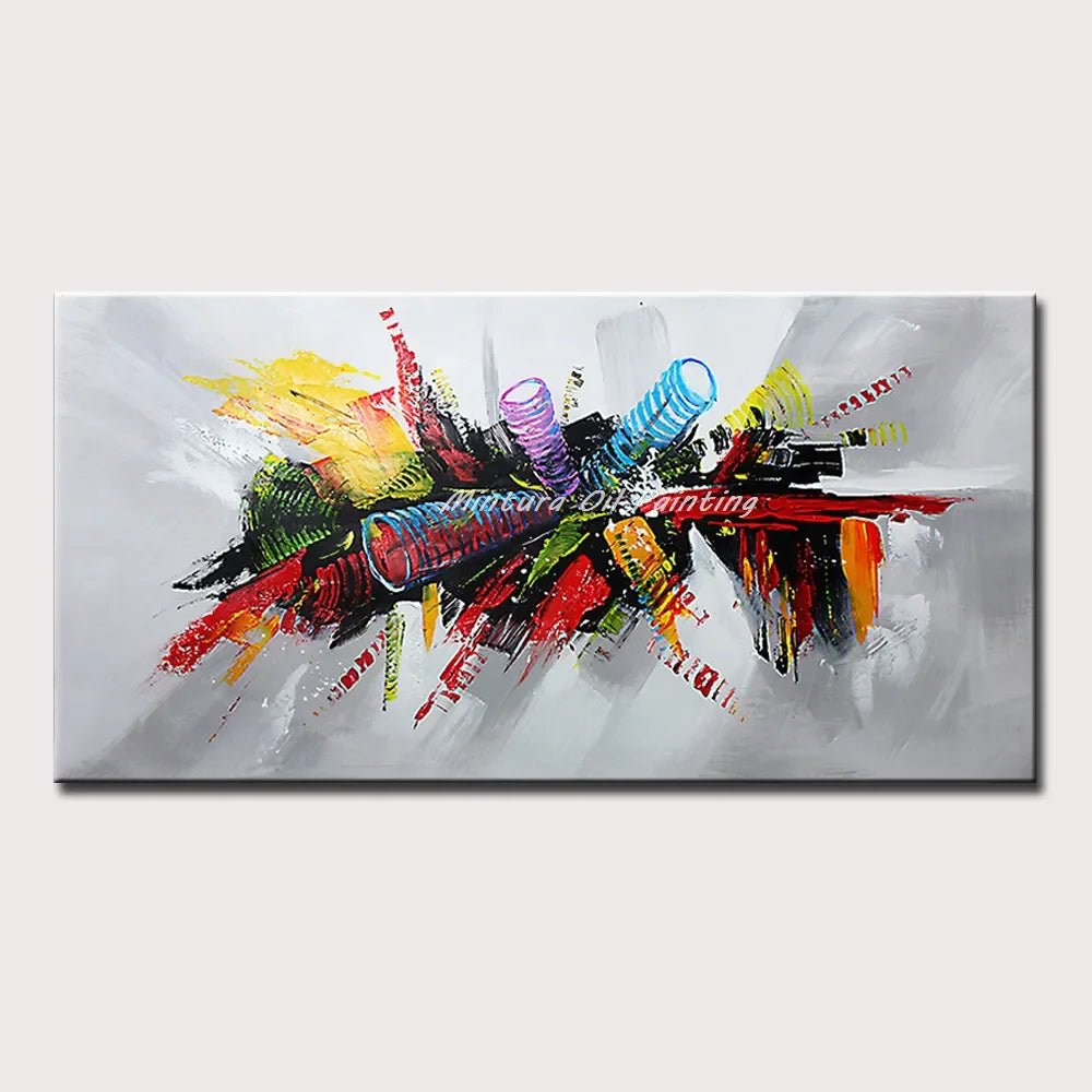 Classic Abstract Aesthetics Wall Art Block Texture HD Oil On Canvas Posters And Prints Home Bedroom Living Room Decoration Gifts