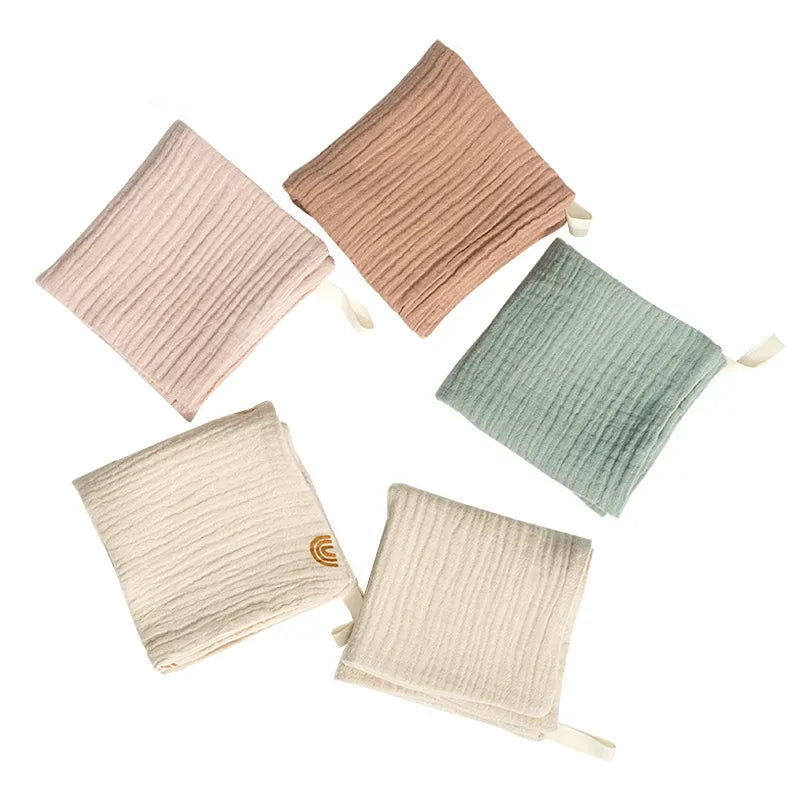2/5p Baby Towel New Born Muslin Squares Infant Newborn Hand Bath