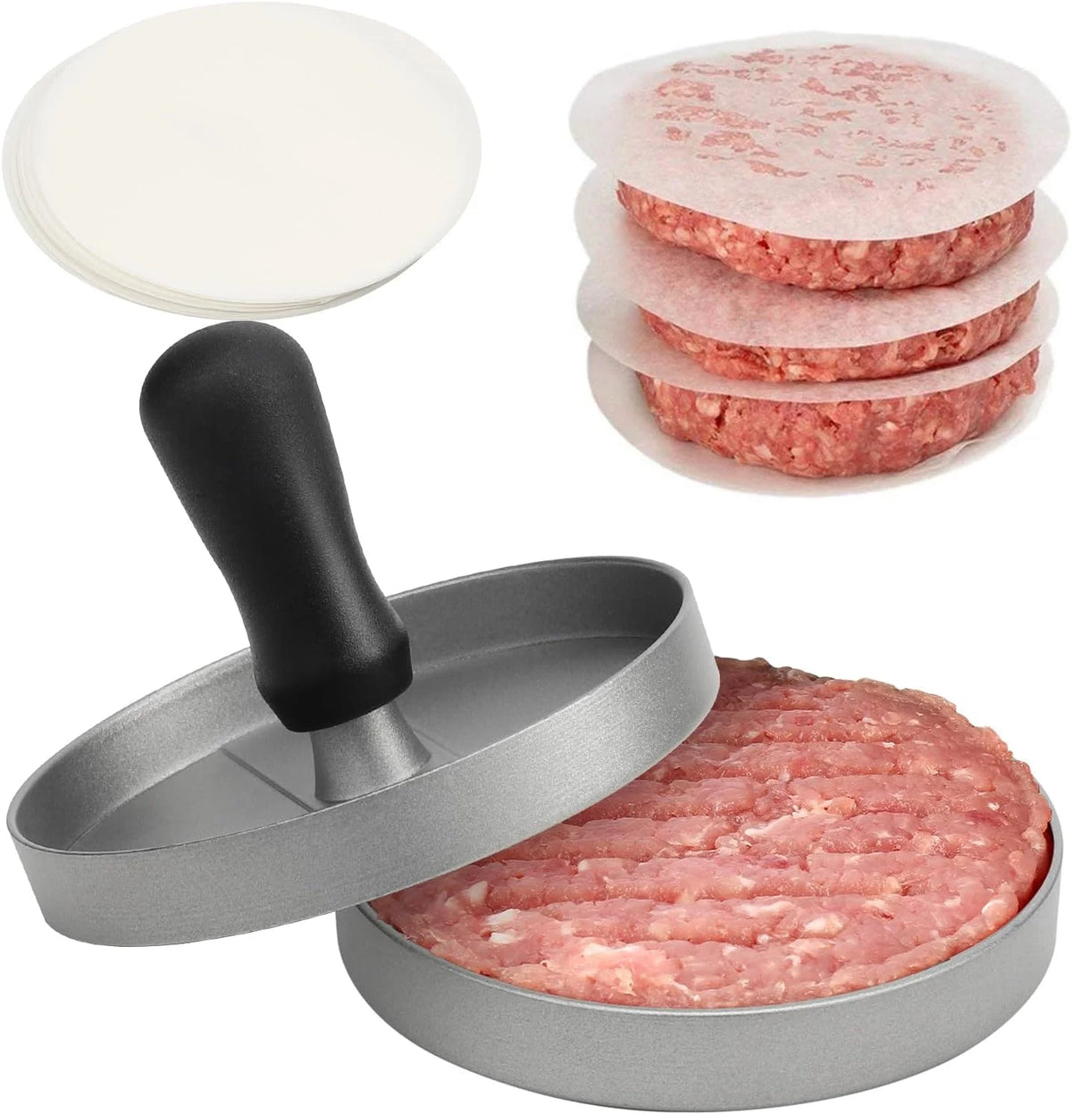 Aluminum Burger Press Patty Maker