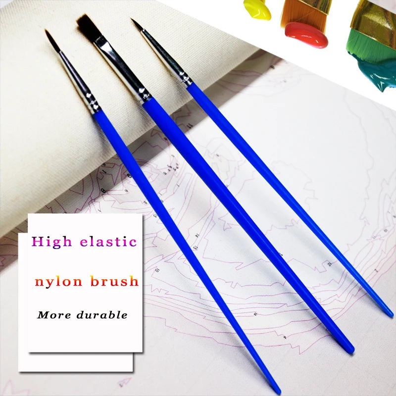 Painting by Numbers Christmas Street Digital Painting Handmade Adult Children Gift Wall Decoration D
