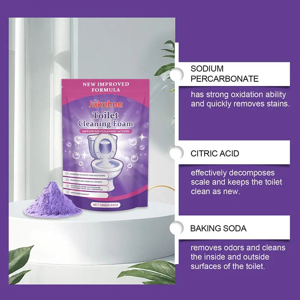  1/2/3/4/5/10pcs(Buy 6 Get 4 Free)Toilet Descaling Powder Effectively Remove Stubborn Urinary Scale Eliminate Odor Long Lasting