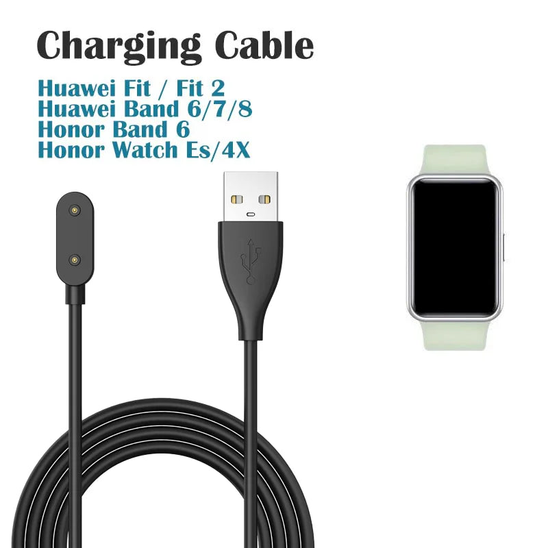 Wireless Charger Cable Station for Huawei Watch Band 9 8 7 6 Pro Fit 2 3 Honor Smart Watch Dock USB Type C Fast Charging Adapter