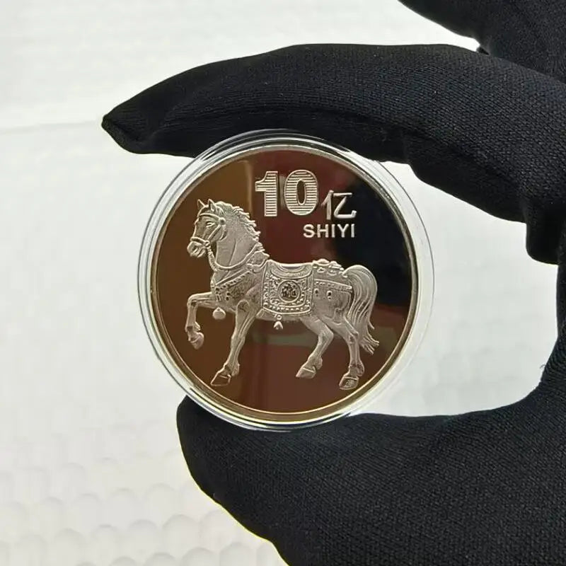1PC  Metal Collection 2026 New Year Souvenir 40mm Chinese Coins Lucky Animal Horse Collectible Coins