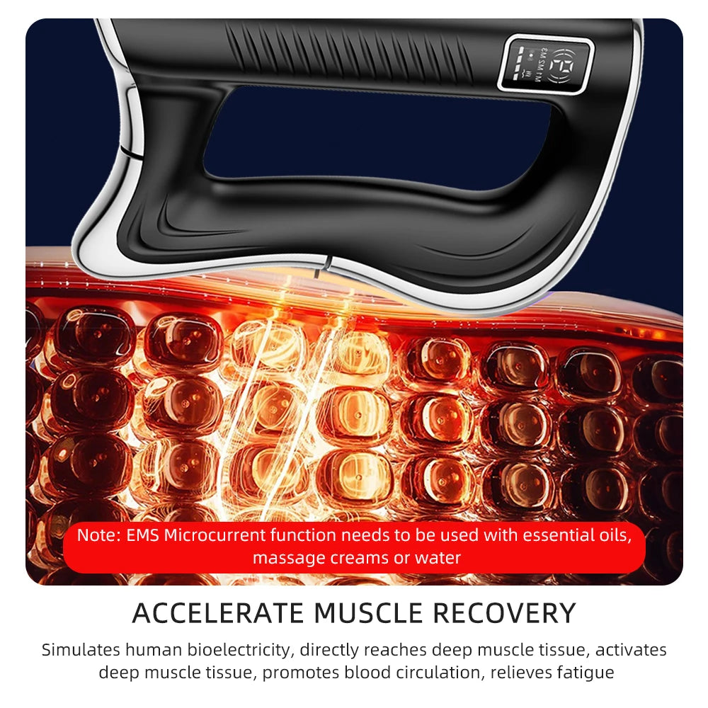 Electric Fascia Knife Massager High Frequency Vibration Muscle Scraper