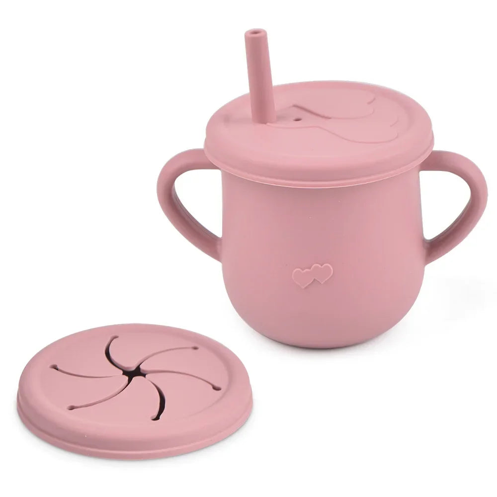 BPA-Free Silicone Baby Sippy Cup 200ml