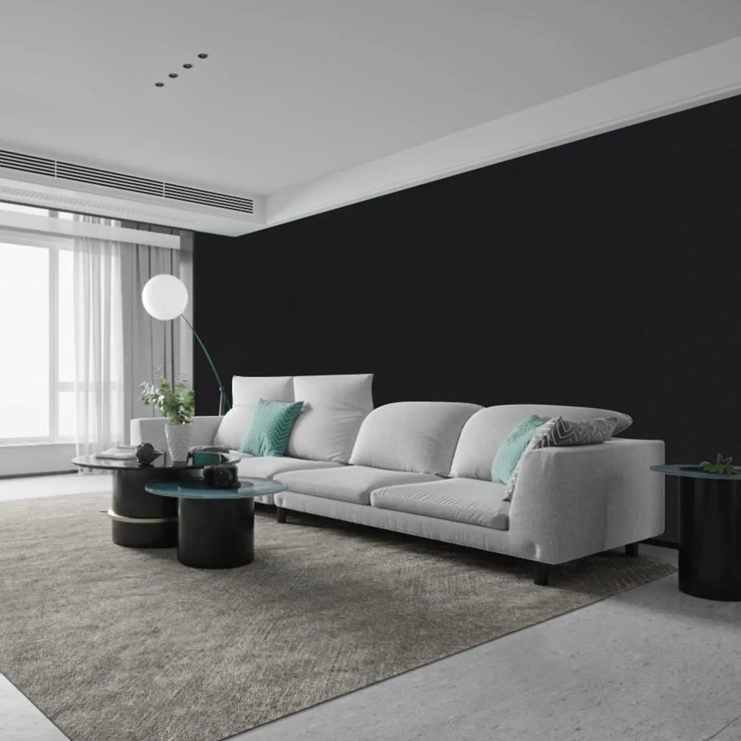 Matte PVC Waterproof DIY Self Adhesive Vinyl Wallpaper Kitchen Cabinet Desktop Contact Paper Wall Sticker Home Decor Wall in Rol