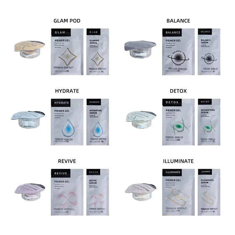 7 Types Oxygen Jet Spa Capsule Serum Gel Facial CO2 Oxygen Bubble Machine Facial Massage Exfoliate Rejuvenation Beauty Device