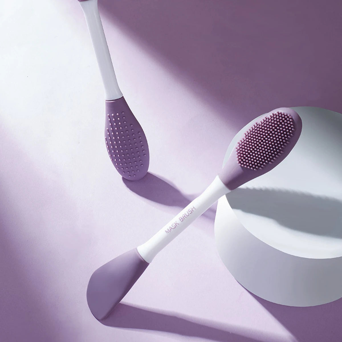 IMAGIC Silicone Facial Cleansing & Mask Brush 2 In1 Facial Skin Care Scrub Exfoliator Scrub Pore Blackhead Deep Cleaning Tools