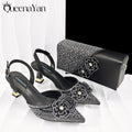 African-Inspired Evening Heel and Clutch Set
