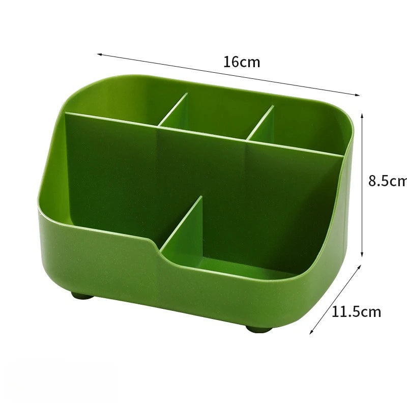 Multi-Compartment Storage Box - Large Capacity & Multi-Functional Desk Organizer for Office Supplies, Cosmetics Tidy Arrangement