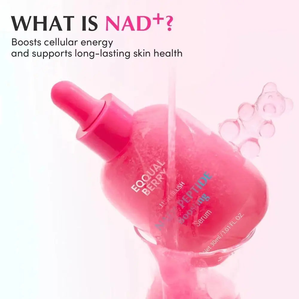 EQUAL-BERRY Korean Original 30ml NAD+-Peptide Boosting Ampoule Serum Fade