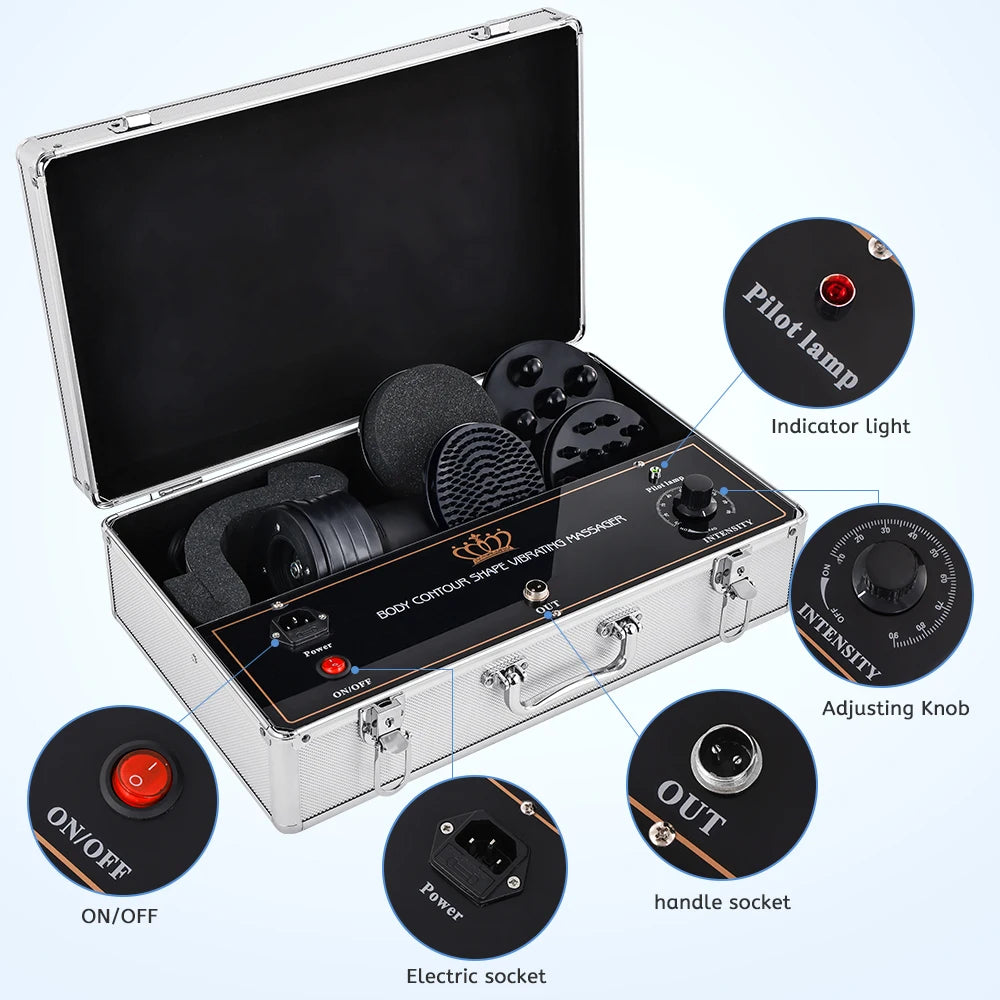 Portable Body Massage Machine High Frequency Vibration Body Slimming