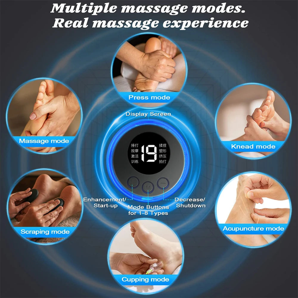 EMS Foot Massager Mat Electric TENS Feet Massager Pad