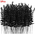 Black Eucalyptus Leaves Stems Maple Leaf Garland Artificial Vines