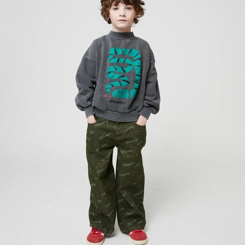 Spring/Summer BC26 New Children's Jumpsuit Sweatshirt Trousers Sets Kid Multi-color Sport Coat and Pants