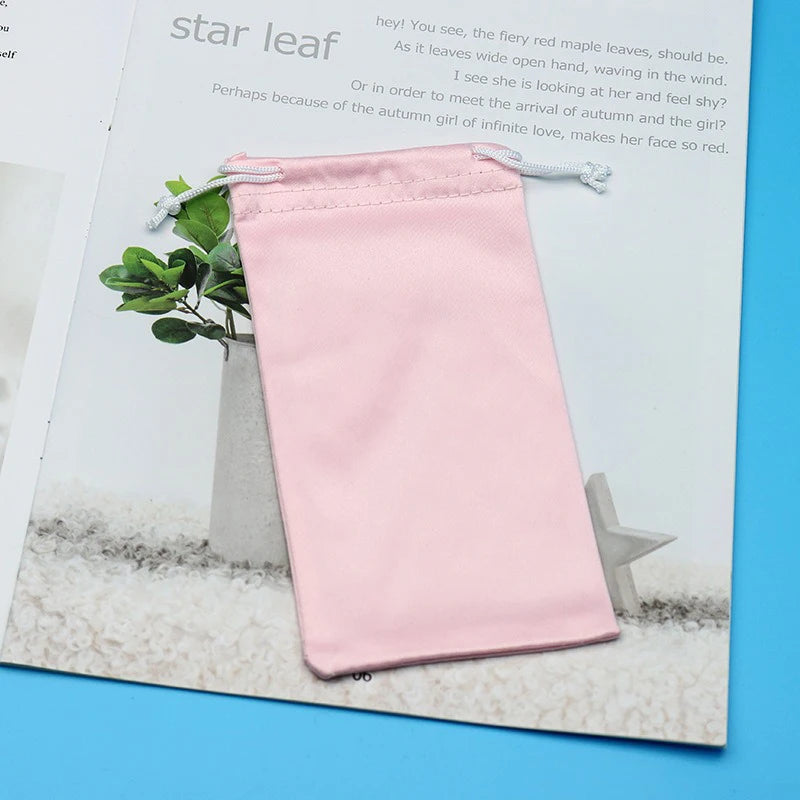 Microfiber Eyeglasses Bag Sun Bag Portable Cloth Bag Sunglasses Sunglasses Bag Simple Loading Glasses Storage Bag
