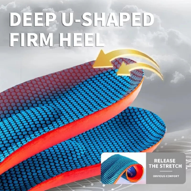 Orthopedic Insoles for Feet Sport Shock-absorbing Insole for Shoes Arch Support Plantar Fasciitis Templates Pads Men Women Sole