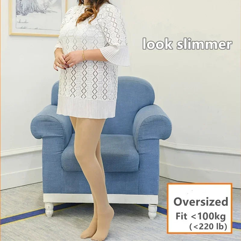 2026new Ladies Plus Size Women Stockings Panty Socks Stretch 120D thin Pantyhose Oversized Tights Underwear 5XXXL Spring Summer