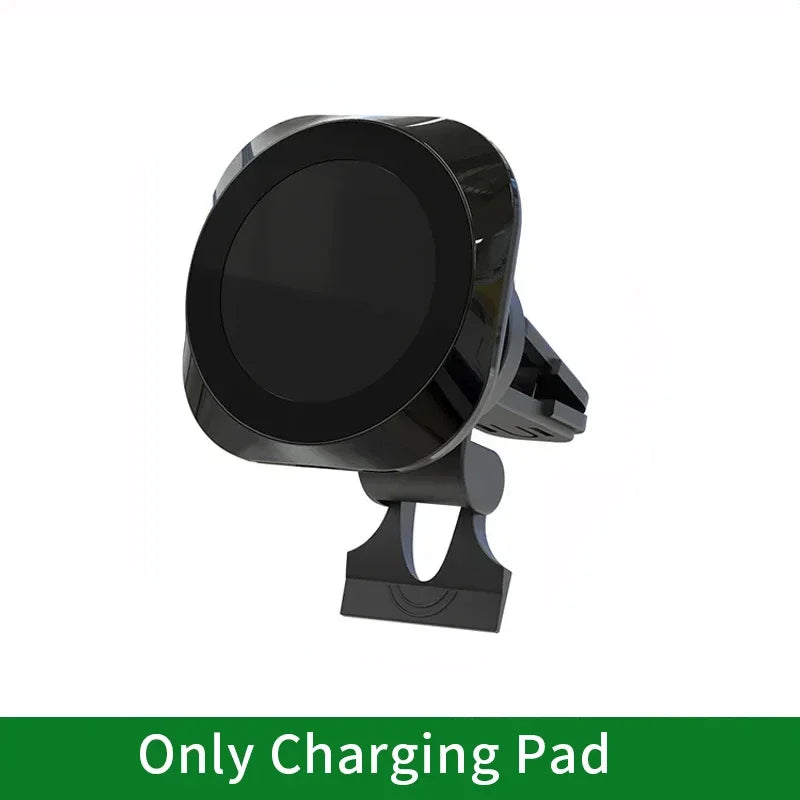 VIKEFON Magnetic Car Wireless Charger Stand Magnet Car Phone Chargers Holder Mount For iPhone 15-12 ProMAX Fast Charging Station