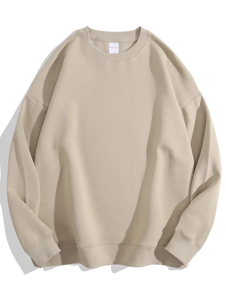 Autumn Oversized Sweatshirts Women Cotton Loose Pullovers Red O Neck Warm Sweatshirt For Women Oversize Winter Clothes Fleece