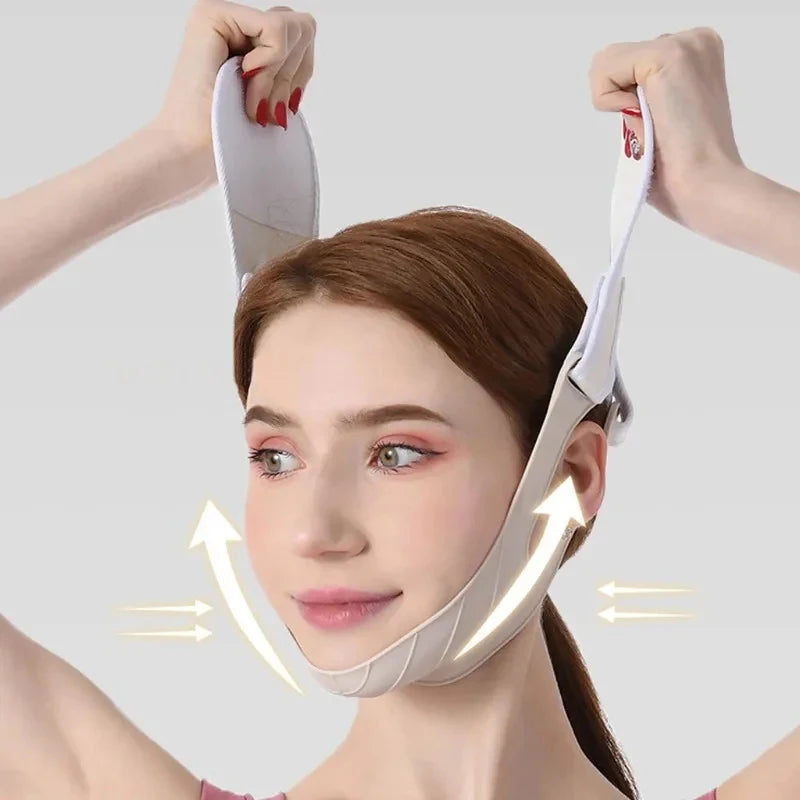 Silicone Face Slim Bandage Women Chin Cheek Lift Up Belt V Line Face Shaper Facial Anti Wrinkle Strap Skin Care Beauty Tools