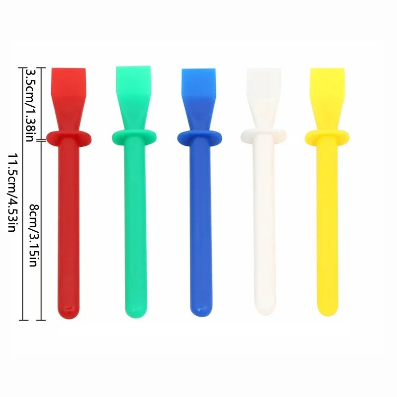 5Pcs Leather Gluing Tool DIY Handmade Leather Craft Gluing Carving Stitching Tools Application Tools Adhesive Scraper Aliex