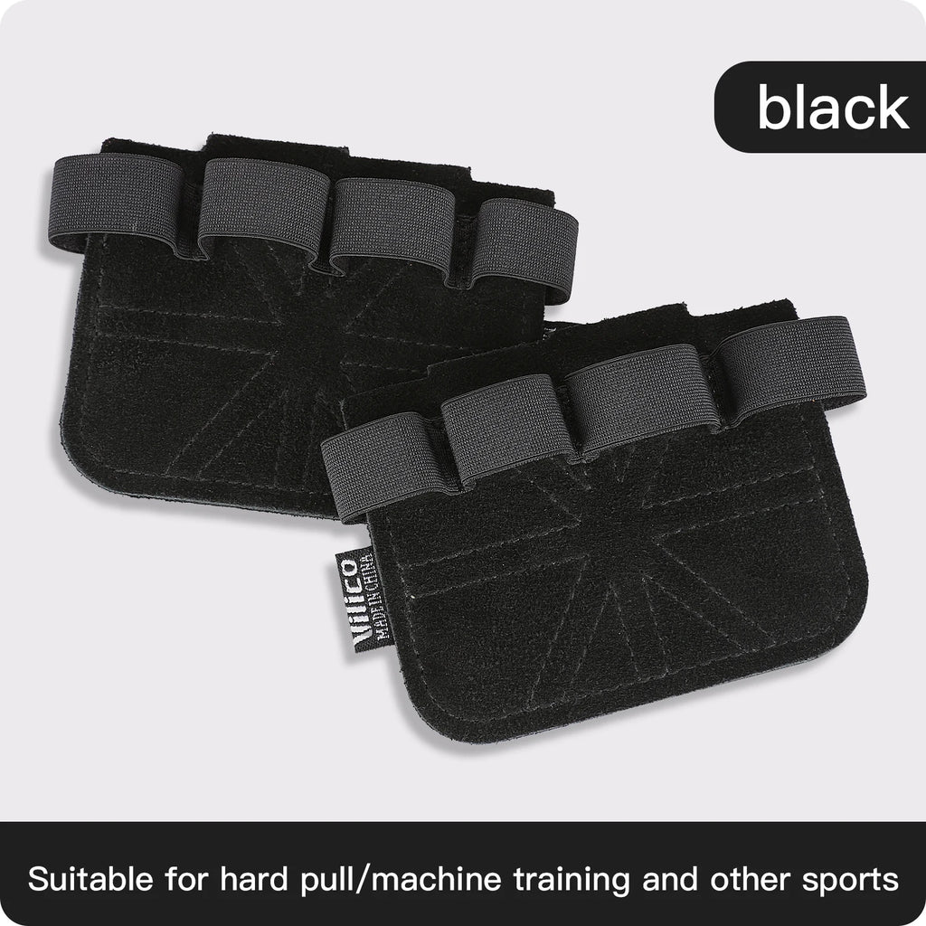 Leather Weight Lifting Training Gloves Palm Protection Women Men