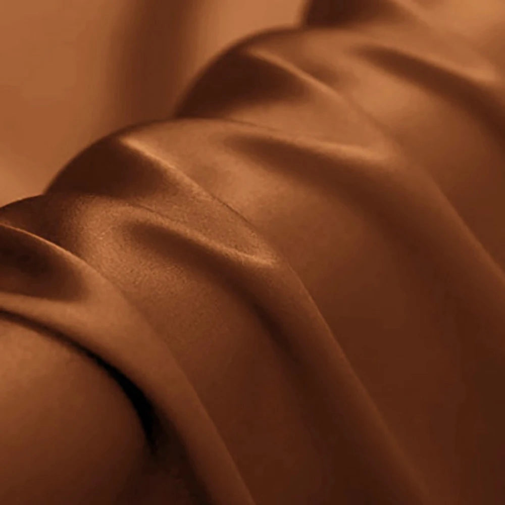 CISULI Pure Silk Stretch Satin Fabric,16momme,Width 140cm,Silk Lycra,Shirt and Dress Cloth Material
