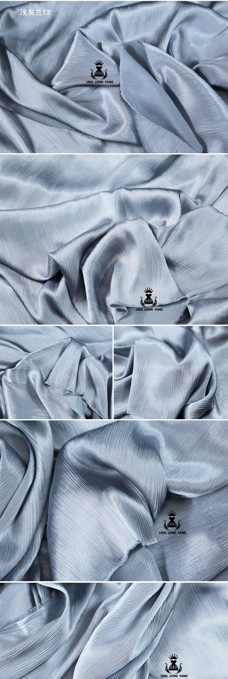 High End Glossy Texture Satin Fabric Smooth Imitation Acetate Silk Fabric Cheongsam Dress Designer Fabric Sewing Accessories