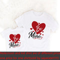 Valentine's Day Shirts Pink Heart Mommy and Me Matching