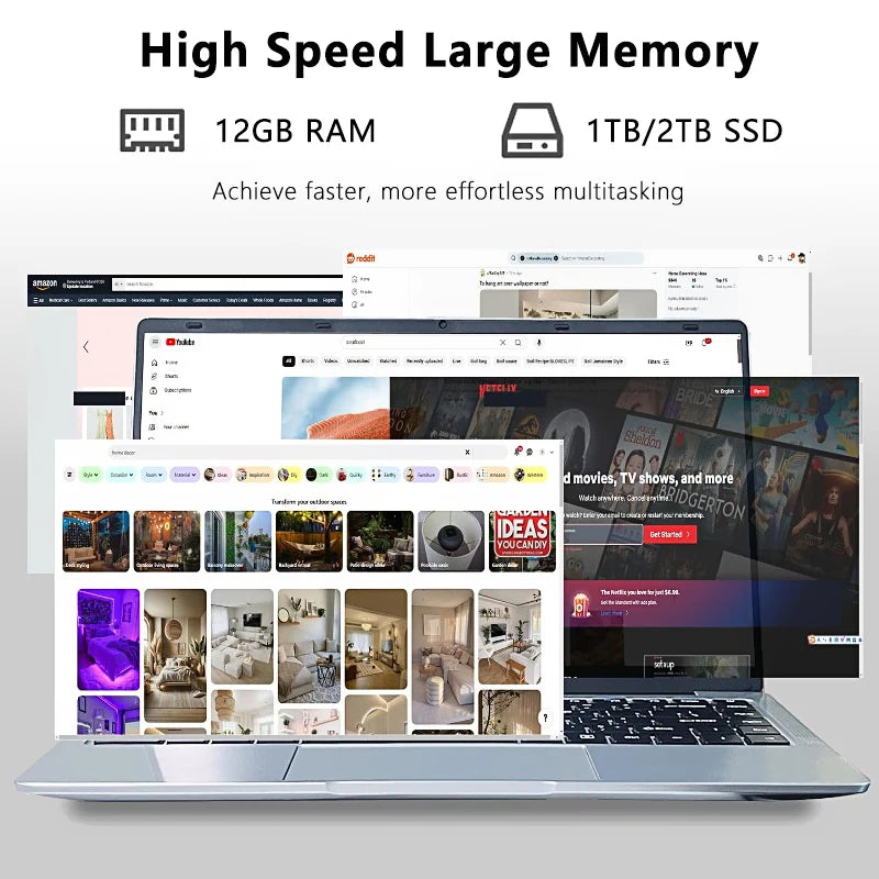 14.1"Laptop Intel Core i7 8650U Atom A3950 Portable Laptops