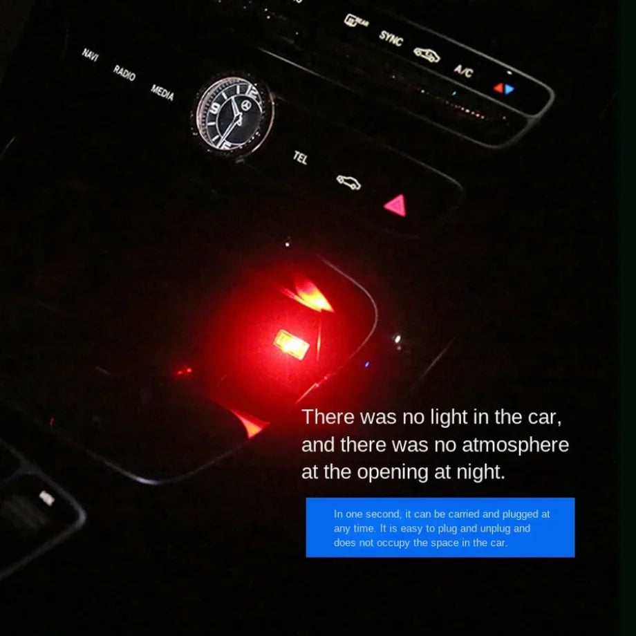 Car Mini USB LED Atmosphere Light