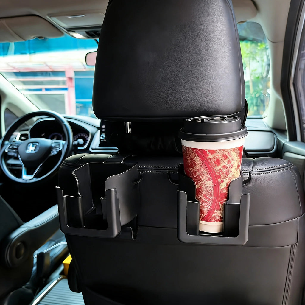 Car Seat Backrest Storage Rack with Cup Holder