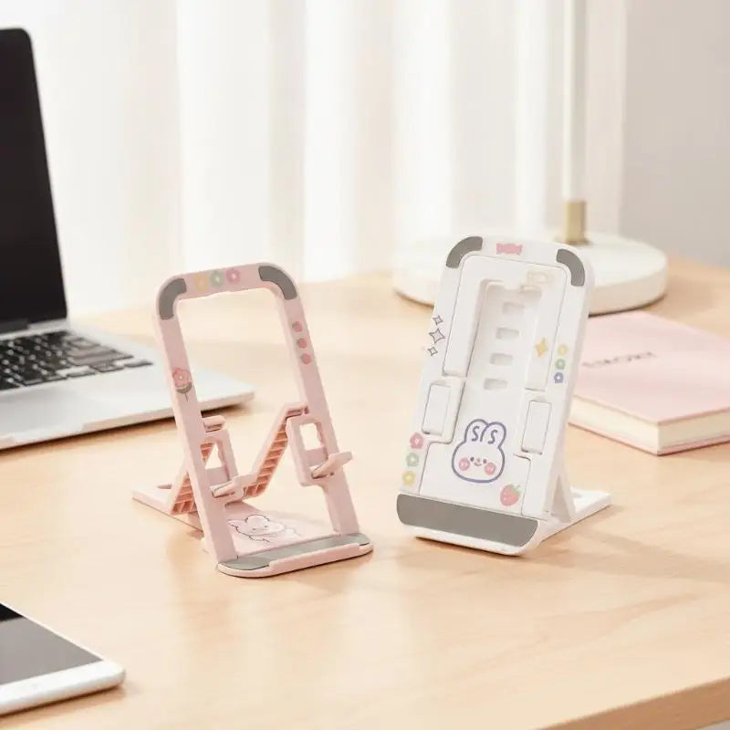 Dopamine Foldable Card‑Style Phone Stand Ultra‑Thin 4‑Gear Adjustable Lazy