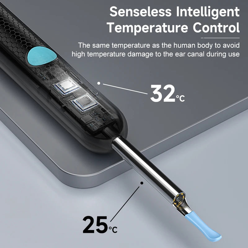 4.2MM Visual Ear Scope 1080P HD Otoscope Endoscope Ear