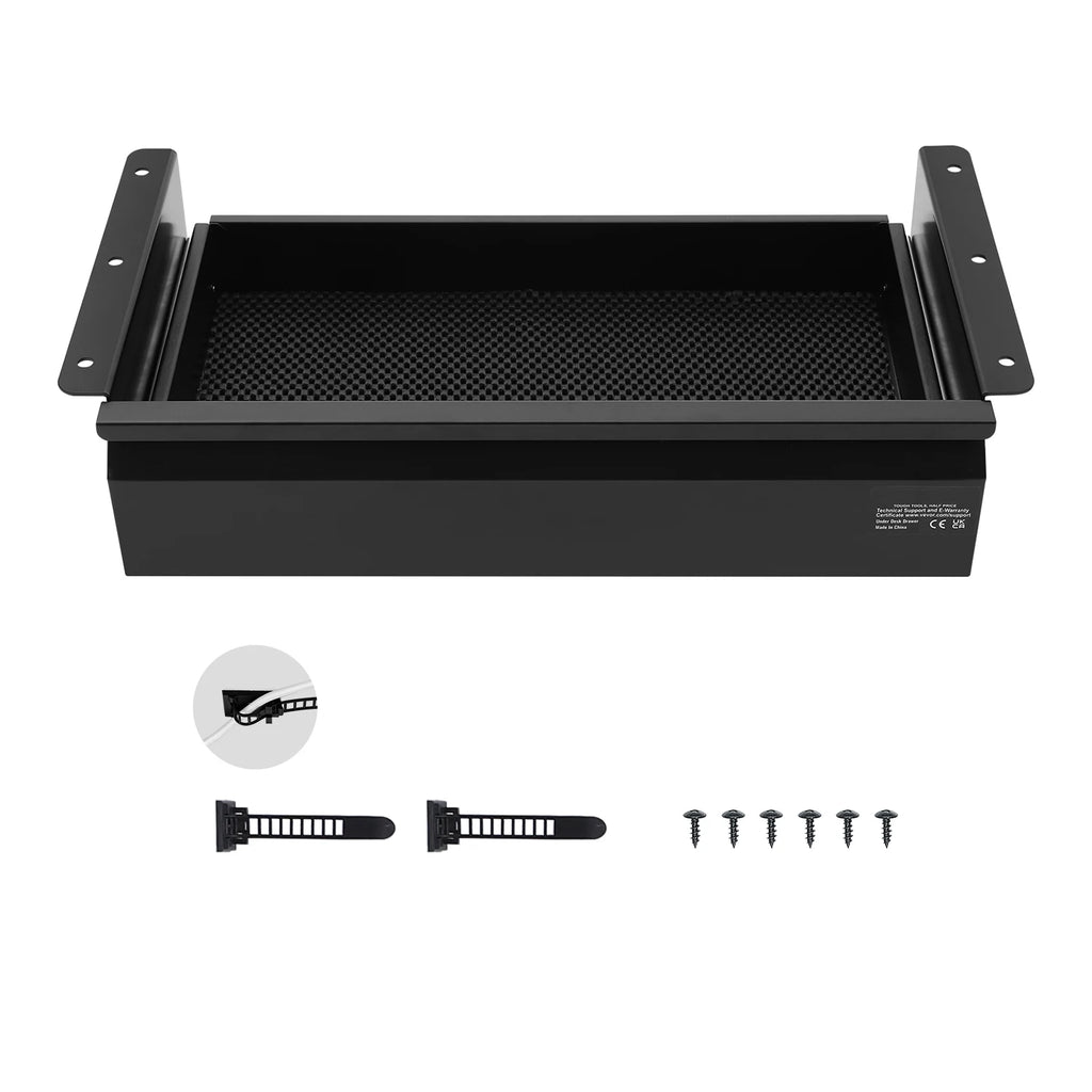 SucceBuy 16/26/30in Storage Under Desk Drawer Organizer Slide Out
