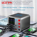 MAANT 8port USB PD Fast Charging Wireless Charger With Anti Short Circuit Repair Function Mobile Phone Power Cord Extension Port
